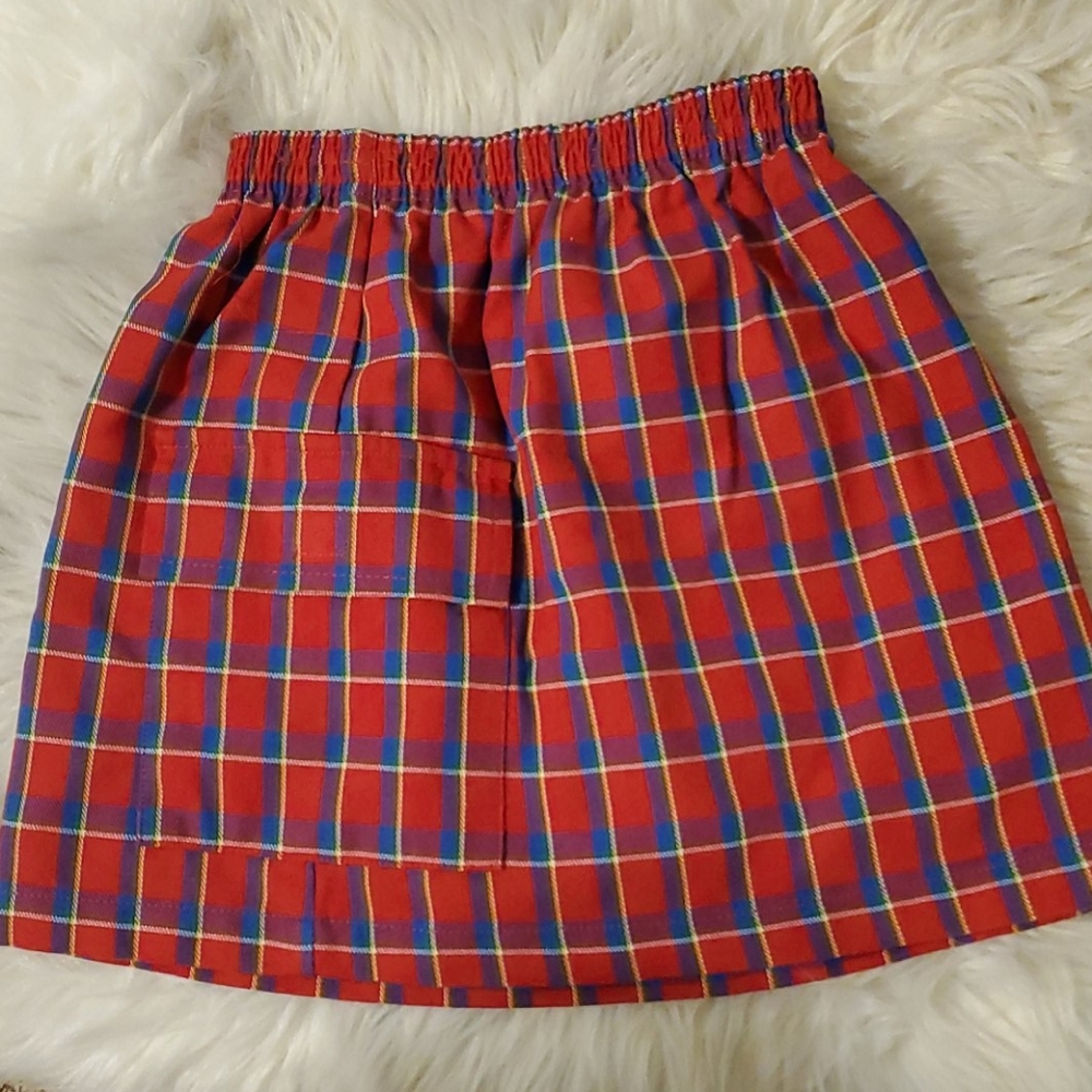 ❤ Kelly's Kids girls sz 5/6 plaid skirt